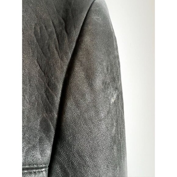 Raffaelo Leather Jacket Xl - Picture 8 of 12